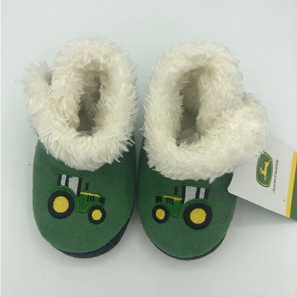 John Deere Tractor Baby Booties Boots Lined Slippers | Size 6-12 Months - Picture 5 of 8
